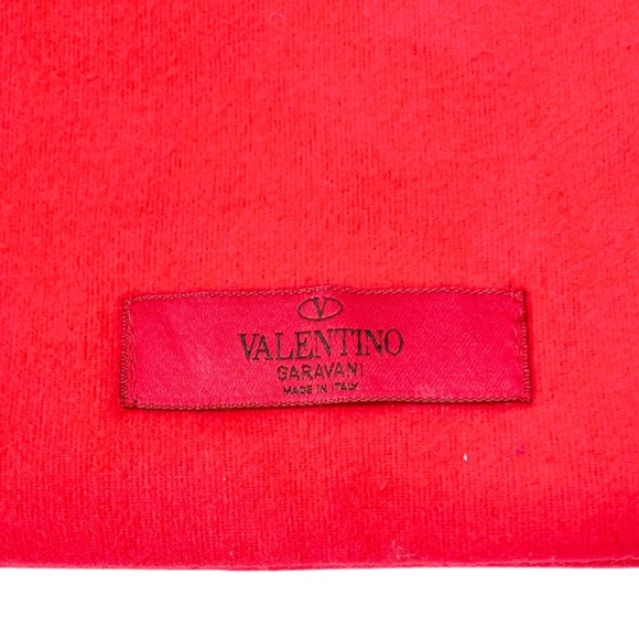 Valentino Dust Bag Red Drawstring with Logo - Picture 3 of 5
